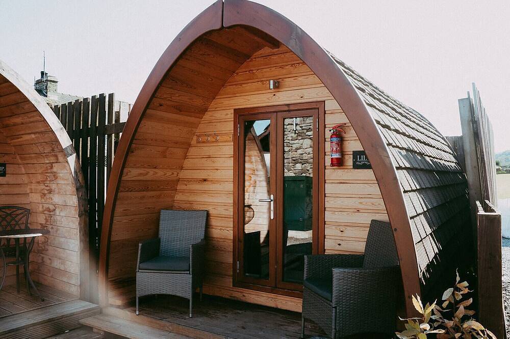 Cabaña-Baño con ducha-Vista al campo-Twin Glamping Pod in Distrito de los Lagos