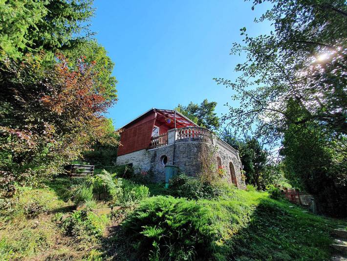 Hütte für 2 Personen, mit Terrasse und Garten sowie Ausblick in Sachsen-Anhalt - 2
