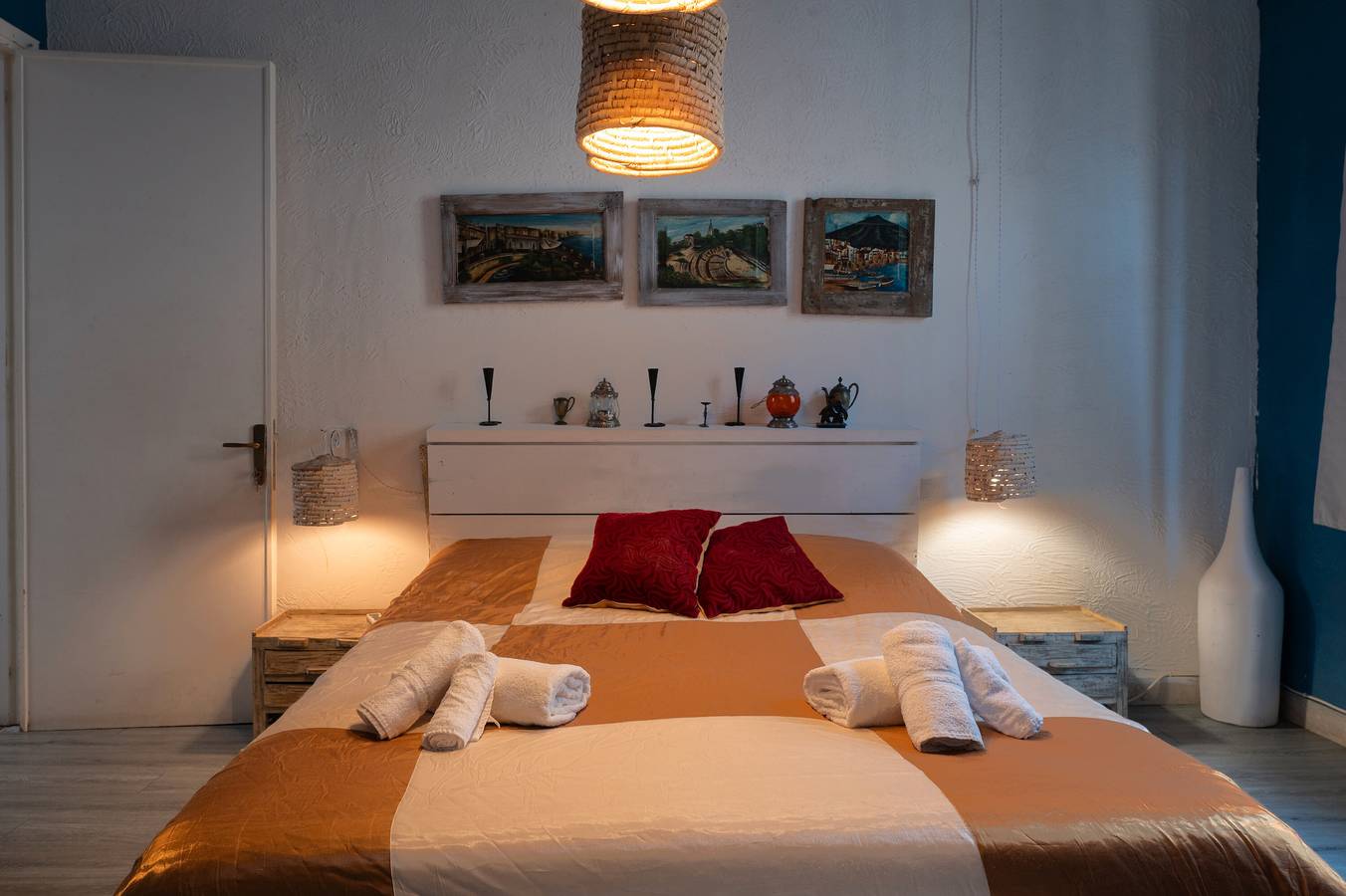 Zimmer 'Camera Matrimoniale 2' mit gemeinsamer Terrasse, Wi-Fi und Klimaanlage in Cefalù, Cefalù (gemeinde)
