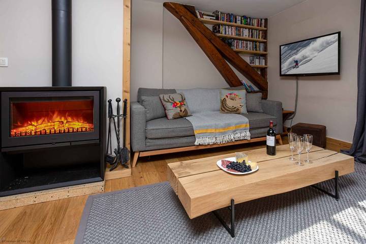 Gîte pour 8 personnes, animaux acceptés dans Gare De Chamonix Mont Blanc