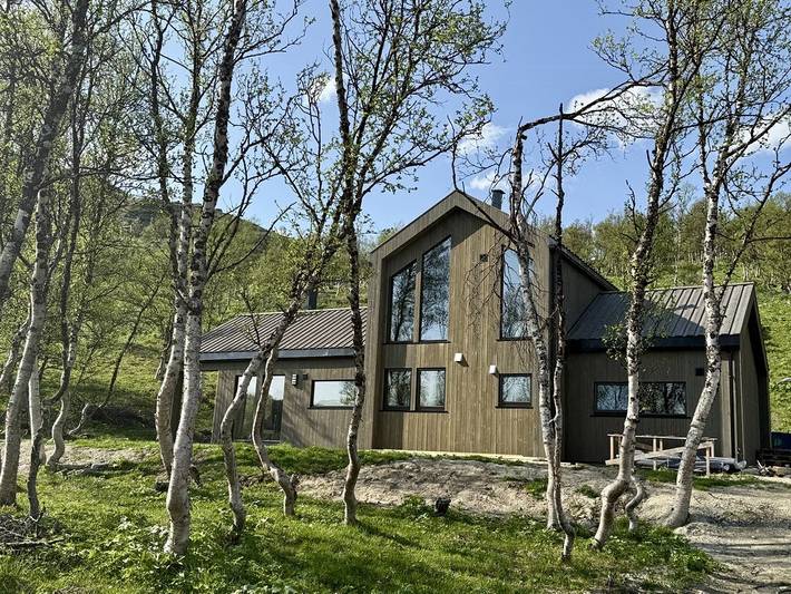 Moderne Hütte am Skarvatnet in Oppdal in Oppdal