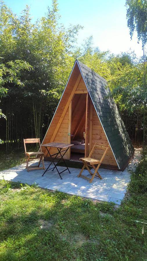 Camping für 2 Personen, mit Terrasse und Garten sowie Ausblick und Seeblick in Slowenien - 2