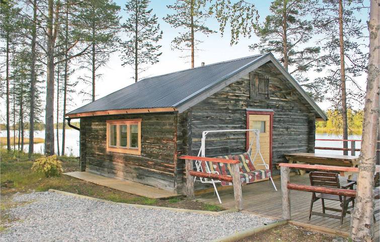 Ferienhaus für 4 Personen, mit Terrasse und Sauna in Lappland (Schweden)
