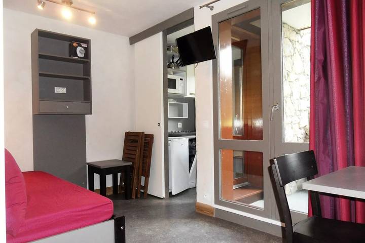 Ganzes Studio, Renoviertes divisible studio · Herz der Station · Piste view · Balkon in Belle Plagne, La Plagne-Tarentaise