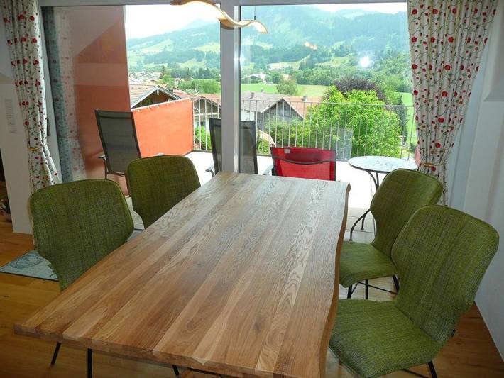 Ferienwohnung für 2 Personen, mit Balkon und Sauna sowie Ausblick in Wertach - 3