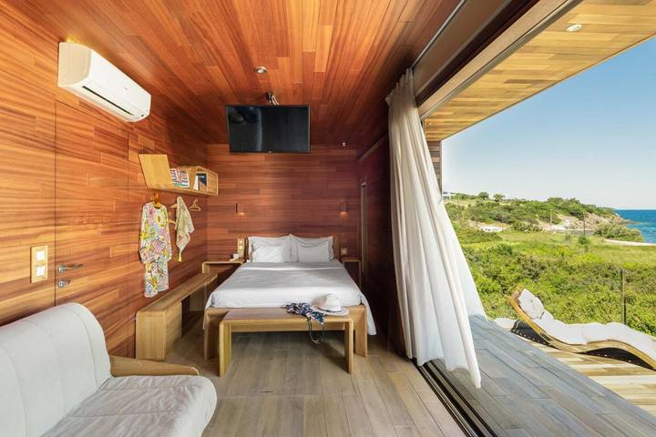 Bungalow für 4 Personen, mit Garten und Ausblick sowie Terrasse, mit Haustier in Chalkidiki - 4