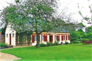 Gîte pour 4 personnes, avec jardin, animaux acceptés dans Daubeuf-Serville