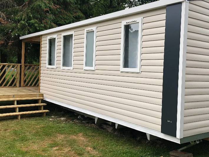 Camping pour 6 personnes, avec terrasse, animaux acceptés en Seine-Maritime