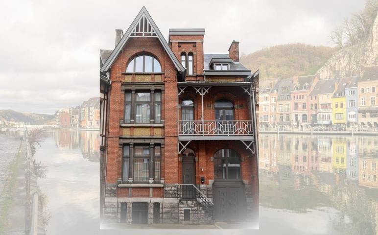 Vakantiehuis voor 10 personen, with Balkon and Terras as well as Tuin and Uitzicht in Dinant