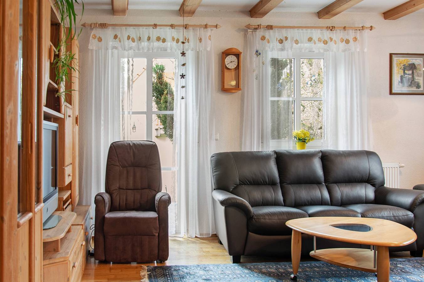 Ferienhaus 'Blumenstock' mit privater Terrasse, privatem Garten und Wi-Fi in Steinsfeld, Taubertal