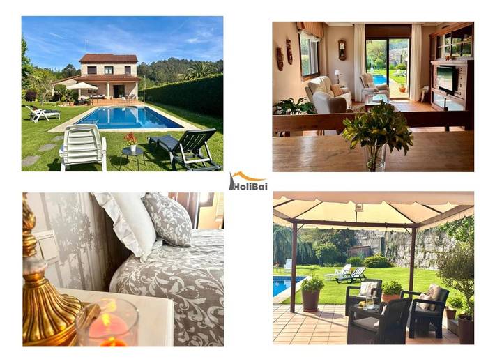 Casa de vacaciones para 10 personas, con jardín además de piscina y vistas - 1