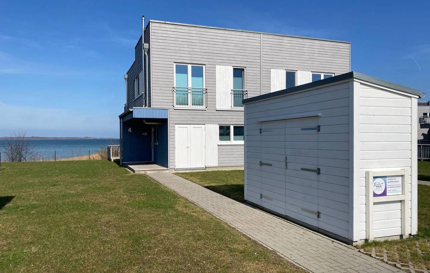 Apartment mit Meerblick, Terrasse und Parkplatz in Olpenitz, Kappeln