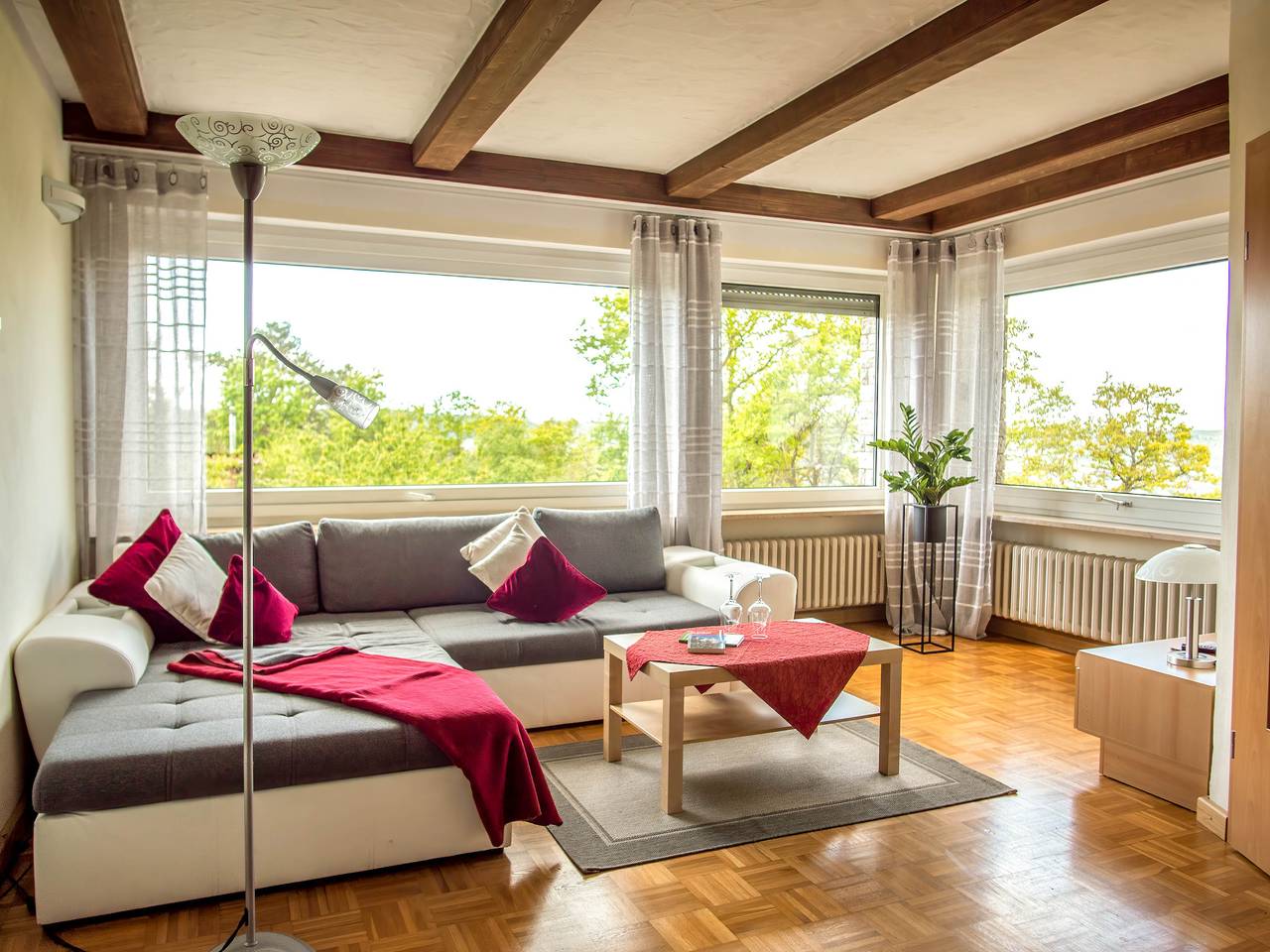 Der Kirschberghof - Ferienwohnung "Rieslaner" (45qm) mit kostenfreiem Wlan in Sommerhausen, Fränkisches Weinland
