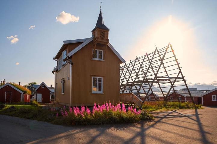 Ferienhaus für 6 Personen, mit Terrasse und Sauna sowie Ausblick in Vågan - 3