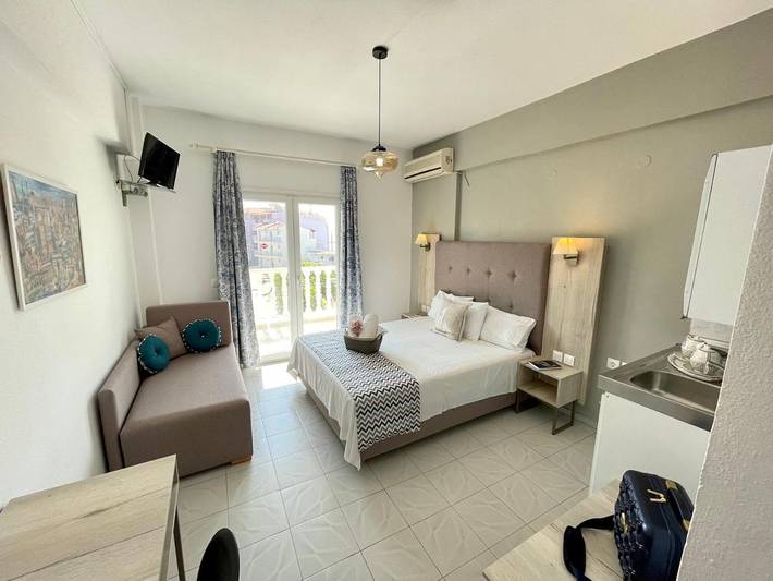 Ferienwohnung für 2 Personen, mit Terrasse und Garten sowie Ausblick