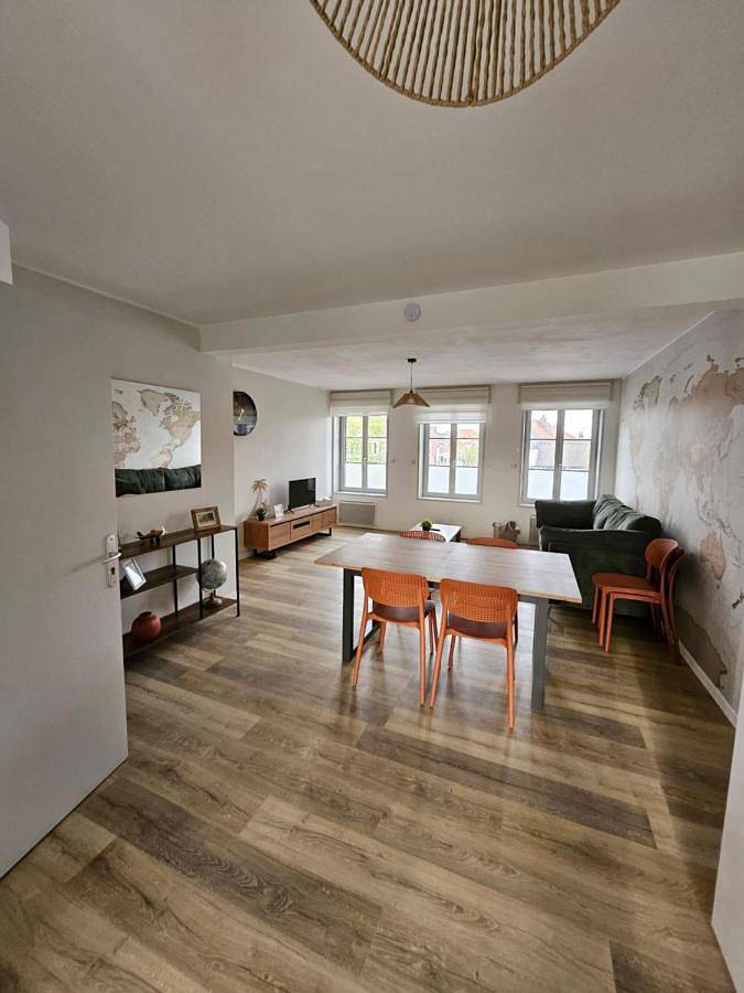 Gîte pour 6 personnes, avec vue, animaux acceptés à Steenvoorde