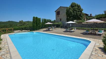 Villa per 8 Persone in Gaiole in Chianti, Chianti, Foto 4