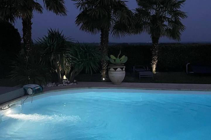 Maison de vacances pour 10 personnes, avec piscine