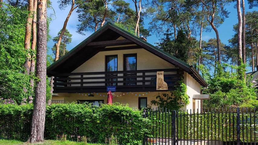 Dom dla 6 osób, z taras i ogród, zwierzęta dozwolone w Łukęcin