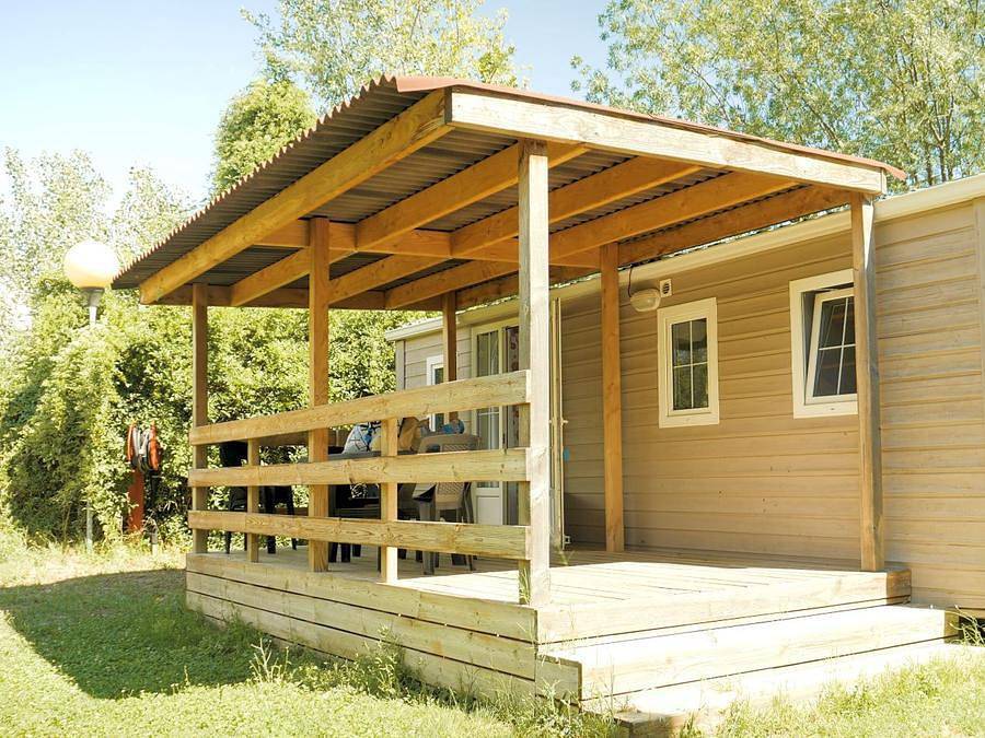 Flower Camping Le Dolium - Mobilheim 5 personen - Mobilheim "Voltinia" -Klimatisiert/Tv-2 Schlafzimmer- 5 Personen max (Baby inbegriffen) 4/5 Pers. in Laudun-l'Ardoise, Nimes und Umgebung