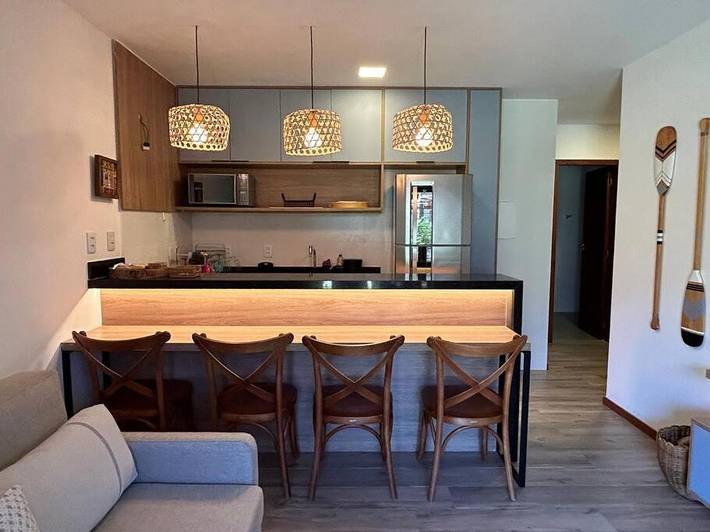 Casas e apartamentos de temporada para 6 pessoas, com jardim e piscina e ainda terraço and sauna em Barra Grande