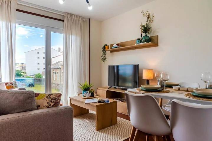 Gîte pour 4 personnes, avec Vue à Cervo (Espagne)