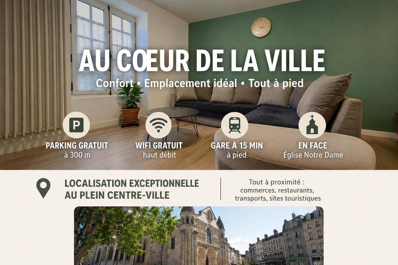 Maison en face du Marche Notre-Dame in Poitiers, Vienne (France)