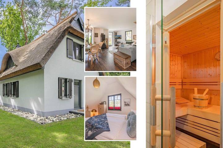 Ferienhaus für 4 Personen, mit Garten und Sauna in Zirchow