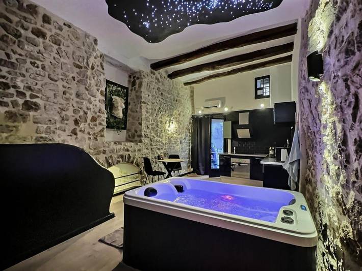 Appartement de vacances pour 2 personnes, avec jacuzzi