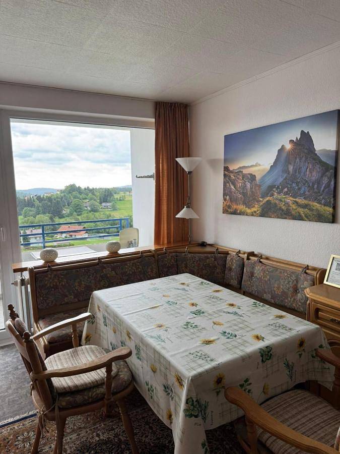 Ferienwohnung für 4 Personen, mit Balkon und Pool sowie Sauna und Ausblick in Neureichenau - 3