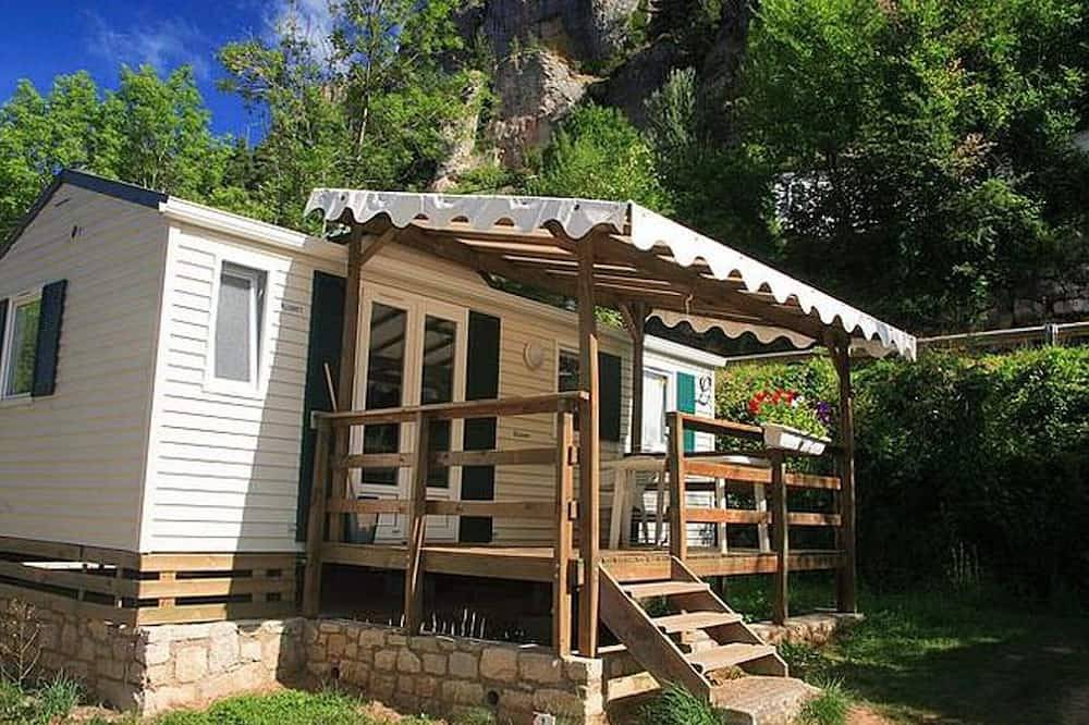 Mobil home con Terraza y Cocina equipada en Meyrueis in Meyrueis, Cevenas