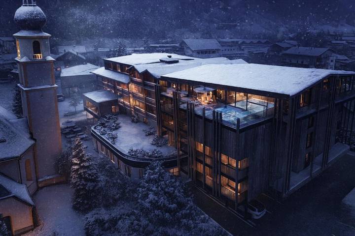 Hotel voor 2 personen, with zwembad and balkon as well as sauna and uitzicht in Kaunertal