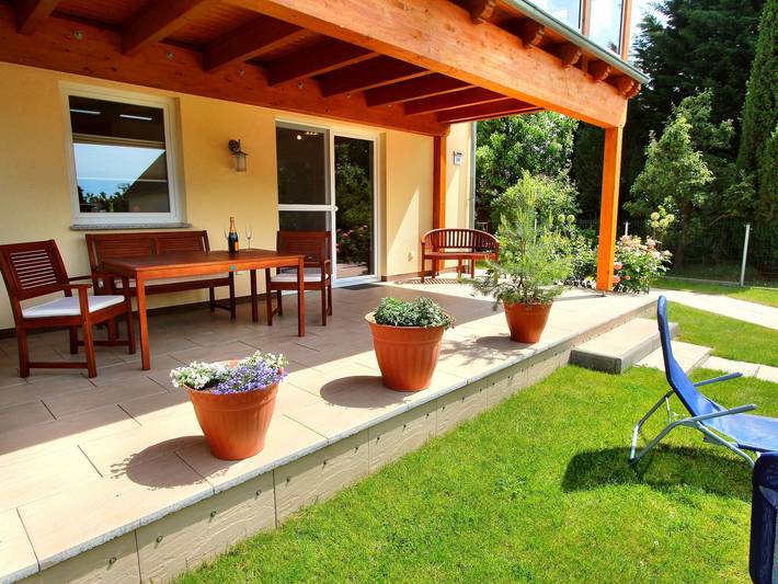 Ferienwohnung für 7 Personen, mit Terrasse und Sauna sowie Garten, kinderfreundlich in Klink - 3