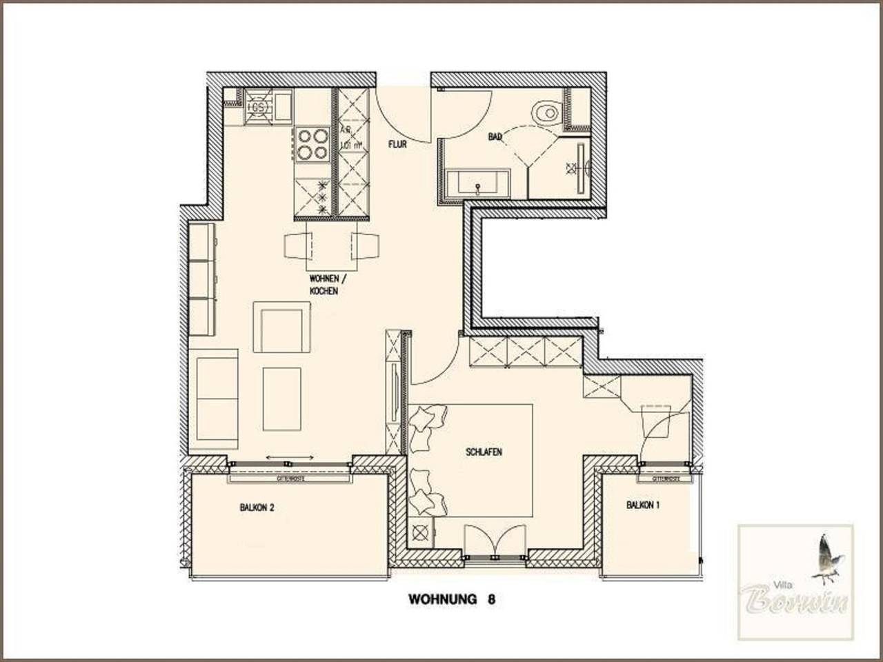 Apartamento entero, Willkommen im Ostseebad Kühlungsborn. Willkommen in der Villa Borwin. in Ostseebad Kühlungsborn, Kühlungsborn