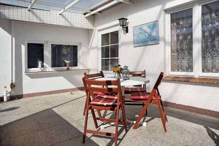 Bungalow 'Manni' mit gemeinsamer Terrasse, gemeinsamem Garten und Wlan in Koserow, Bernsteinbäder
