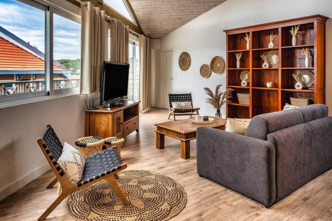 Ganze Wohnung, Ferienwohnung für 6 Personen mit Terrasse in Lacanau Ocean, Lacanau