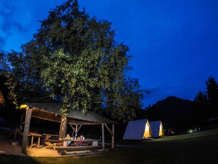 Camping für 2 Personen, mit Ausblick und Terrasse in Slowenien