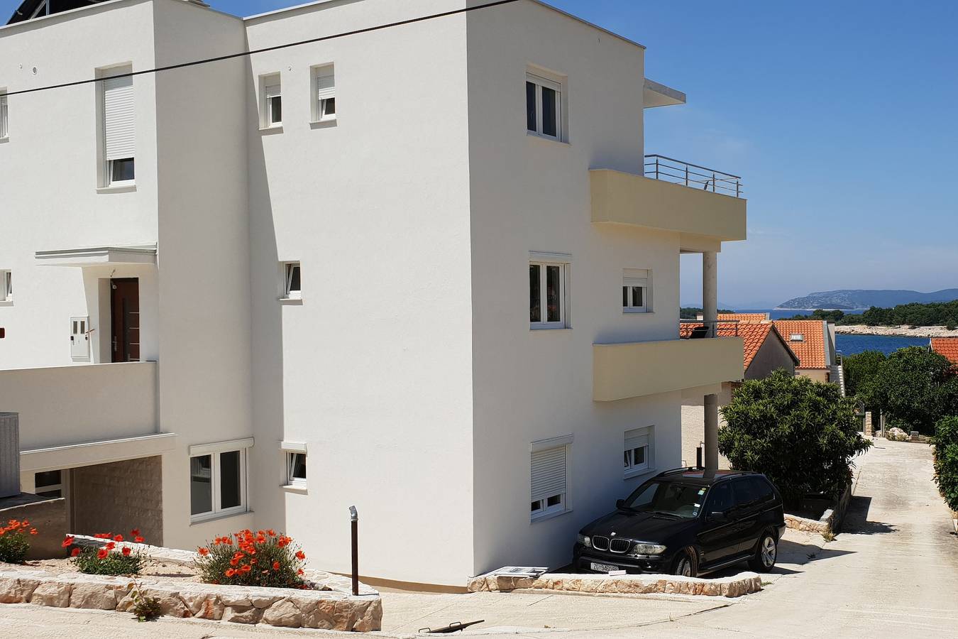 Ganze Wohnung, 1-Zimmer-Ferienwohnung mit Terrasse und Meerblick Bilo, Primosten A-14601-a in Primosten, Šibenik-Knin