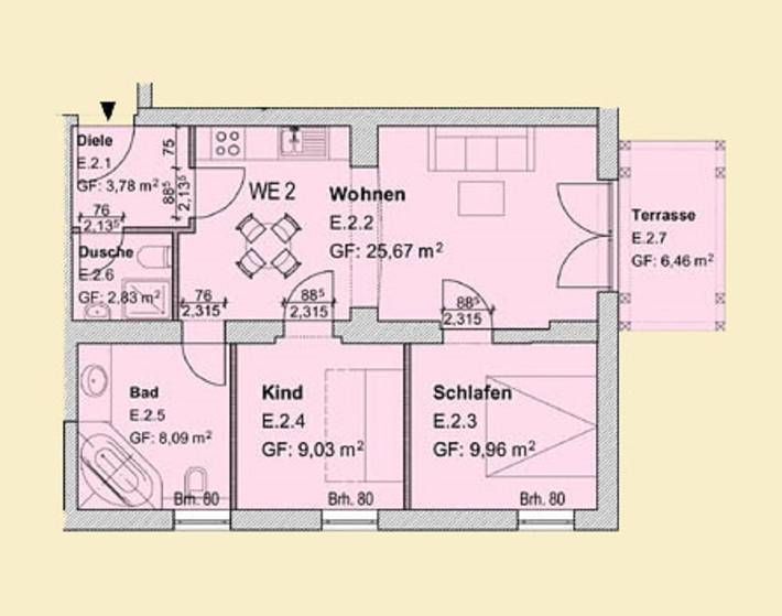 Ferienwohnung für 6 Personen, mit Garten in Kühlungsborn - 2