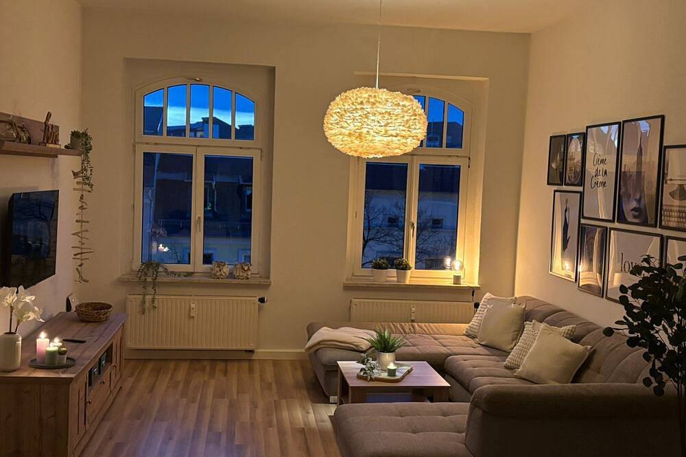 Ganze Wohnung, Hochwertige Fewo 93qm 2Schlazi.,5Pers.,Vollausstat. in Plauen, Chemnitz und Umgebung