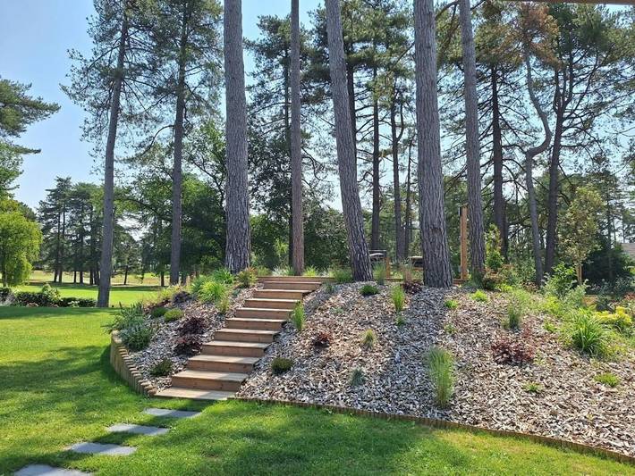 Location de vacances pour 10 personnes, avec vue et jardin, adapté aux familles dans Golf des Pins (Hardelot-Plage) - 4