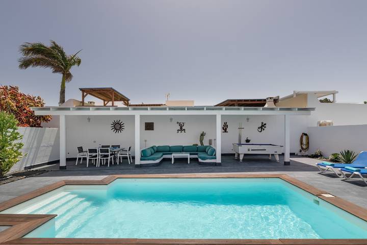 Location de vacances pour 6 personnes, avec jardin à Playa Blanca - 2