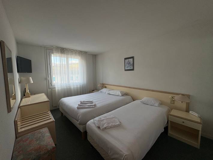 Chambre pour 3 personnes, avec jardin