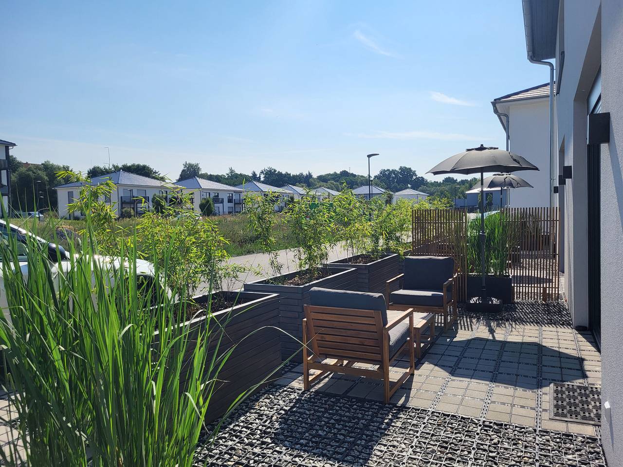Ganze Wohnung, Apartment 'Schlossterrassen 8b' mit privater Terrasse, Gemeinschaftsgarten und Wlan in Pouch, Muldestausee