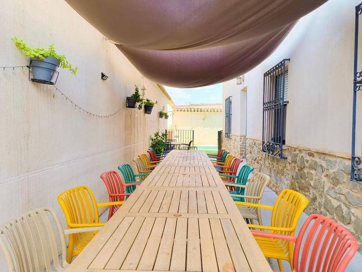 Casa rural para 22 personas, con Balcón y Jacuzzi además de Terraza y Jardín en Provincia de Toledo