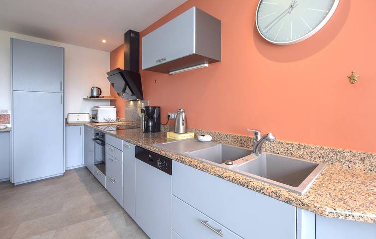Appartement confortable d'une chambre, à 500 m de la plage, animaux acceptés, Wi-Fi inclus ! in Port-Bail-sur-Mer, Côte de la Déroute