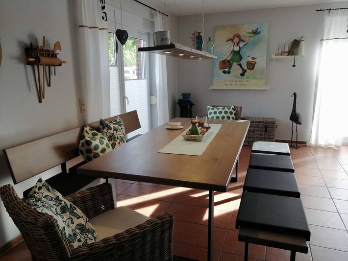 Ferienwohnung für 7 Personen, mit Garten, mit Haustier