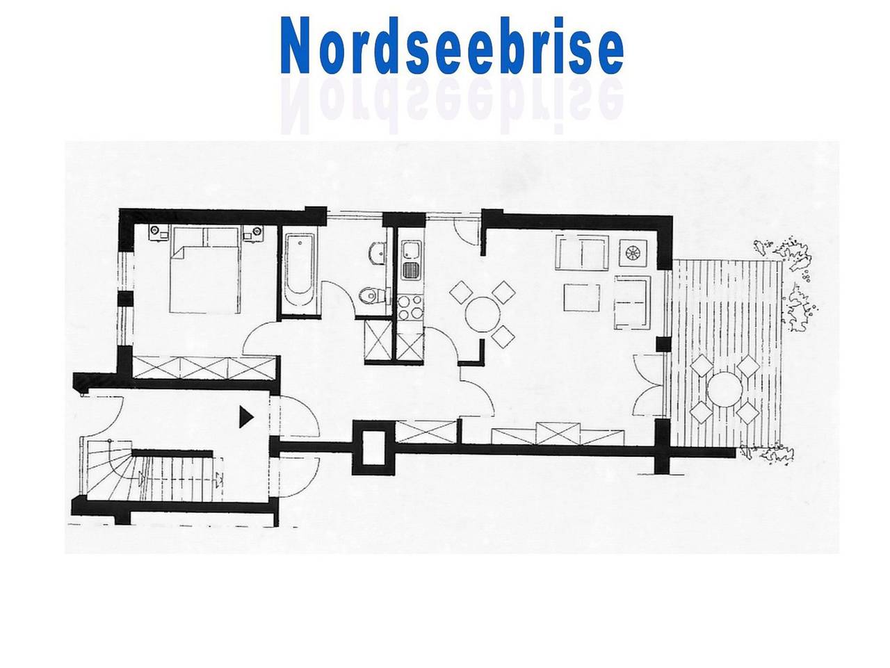 Appartement Nordseebrise - Nordseebad Burhave - Nordseebrise #7o in Burhave, Butjadingen