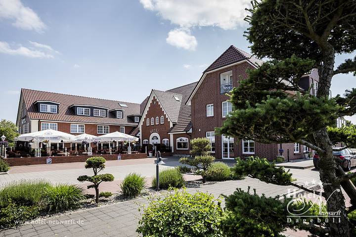 Hotel Neuwarft Ketelsen - Hotel Neuwarft - Doppelzimmer mit Balkon oder Terrasse in Dagebüll, Nordfriesland