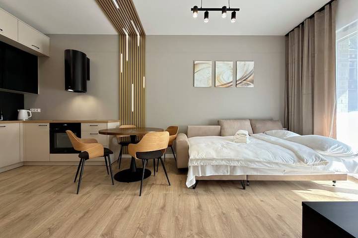 Entire apartment, Czysta 4 Signature Apartment #18 in Wrocław, Lower Silesia